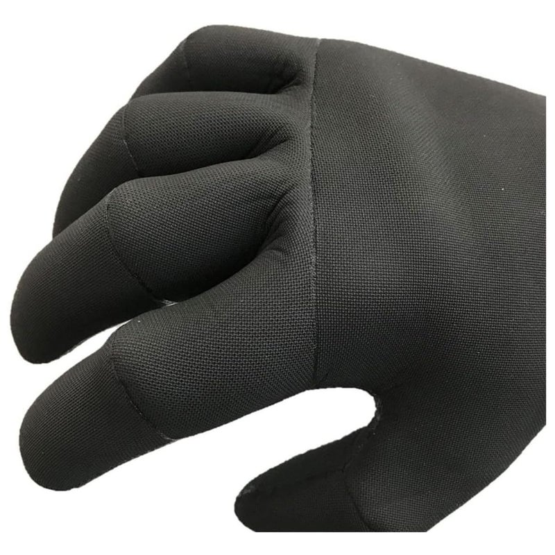 Glacier Glove Men's Perfect Curve Waterproof Fleece-Lined Blind Stitched Neoprene Gloves | Seamless Palm | Pre-Curved Fingers, Black, Large - Image 3